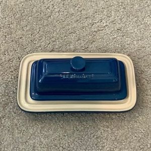 Le Creuset Butter Dish Blue